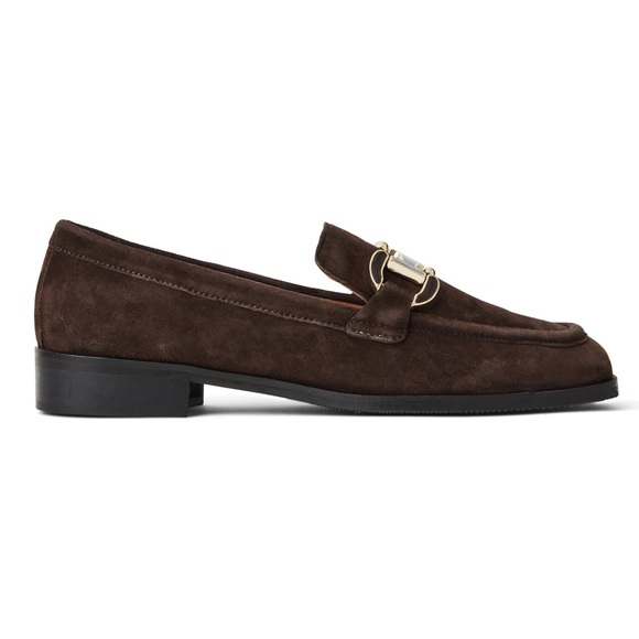 NATALIE SQUARE TOE LOAFER-BROWN SUEDE - Picture 2 of 9